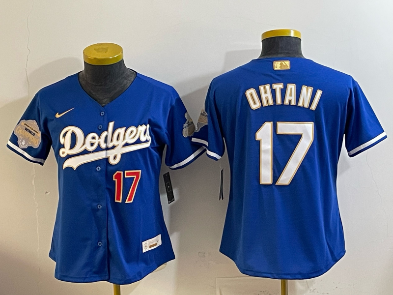 women Los Angeles Dodgers #17 Ohtani blue Game 2026 Nike MLB Jersey 0414008